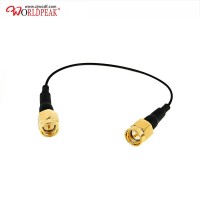 Male Sma To Sma Plug Rf Coaxial Connector For Rg174 Jumper Cable Assembly