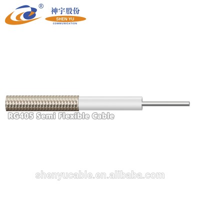 Manufacturer High Frequency RG405 086 Semi Flexible Coaxial Cable For Antenna cables